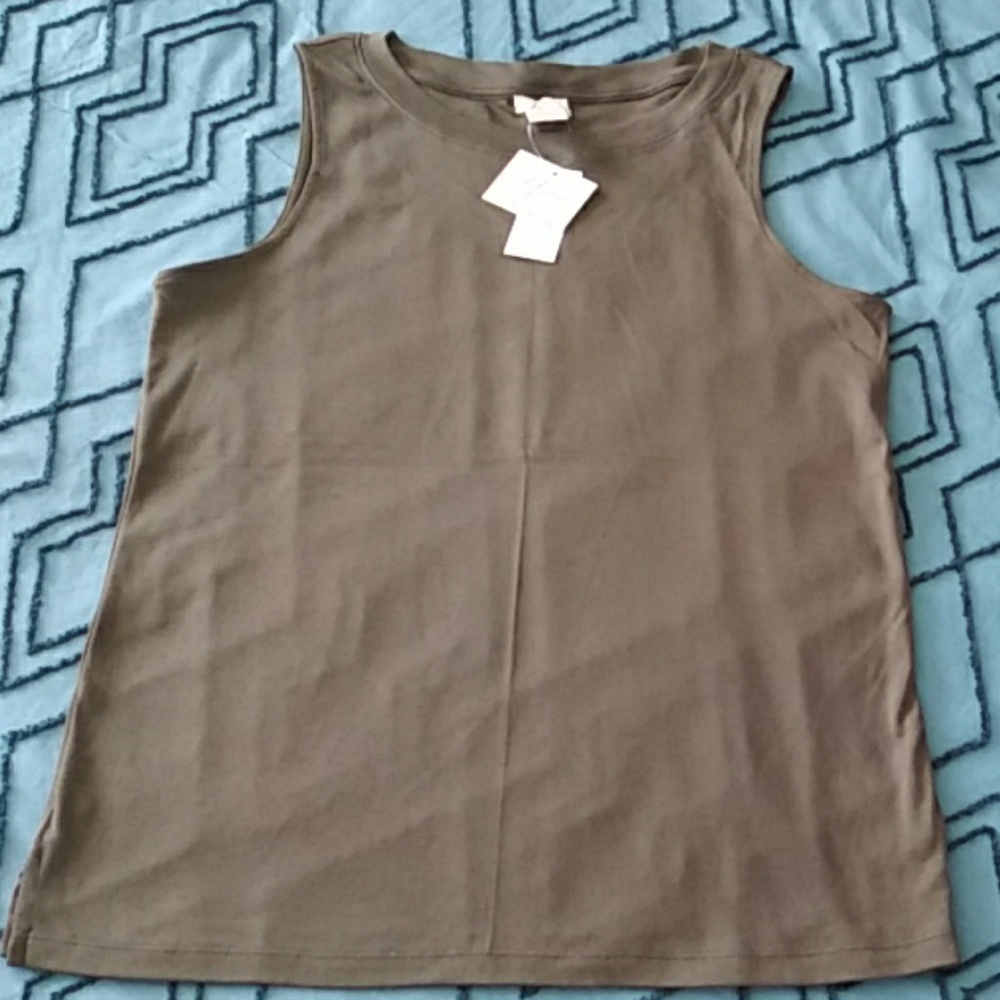 Military green top